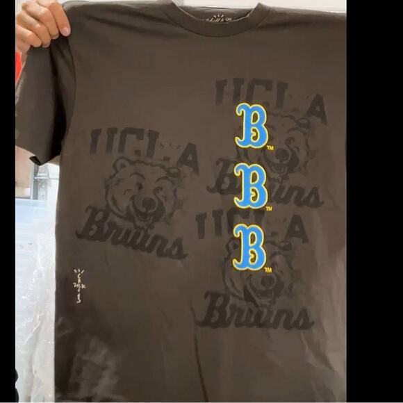 Cactus Jack Travis Scott x Mitchell & Ness UCLA Seal Tee New without Tag - Picture 6 of 8